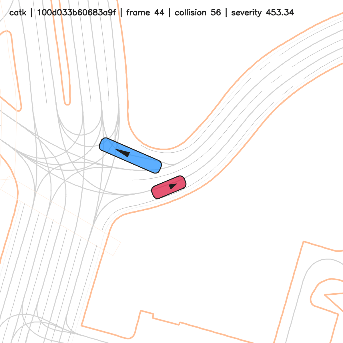 Collision scenario 03 animation