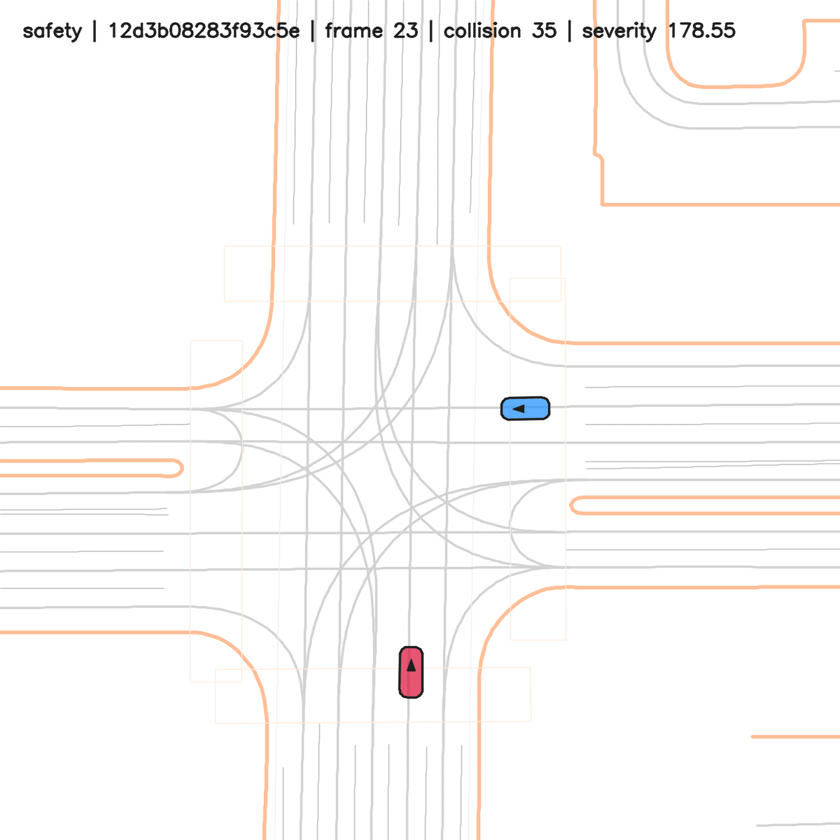 Collision scenario 04 animation